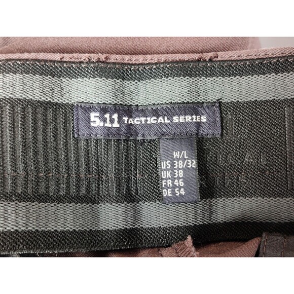 5.11 Tactical Series Pants Tac-5105 38W L32 Brown VTG2004 - Picture 8 of 11